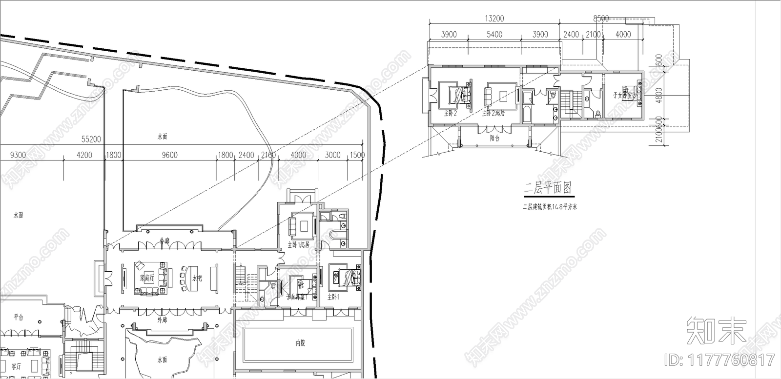 中式其他居住建筑施工图下载【ID:1177760817】