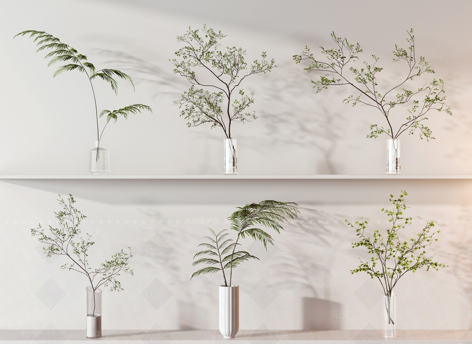 水生植物3D模型下载【ID:1177765998】
