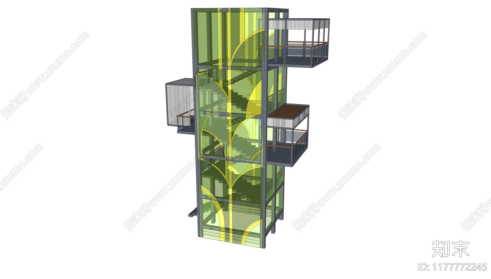 现代其他景观小建筑SU模型下载【ID:1177772245】