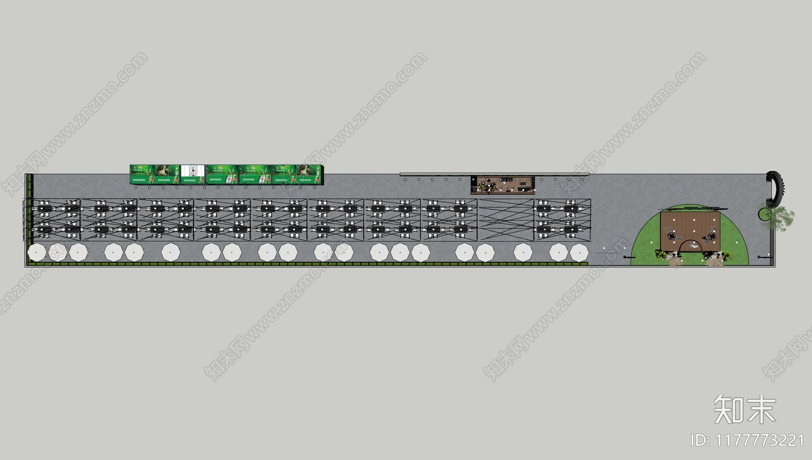 现代简约商业街景观施工图下载【ID:1177773221】