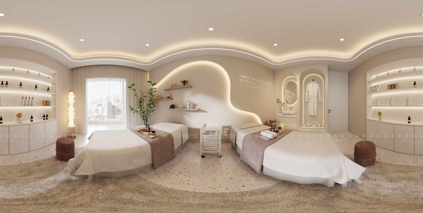 现代美容院3D模型下载【ID:1177774125】