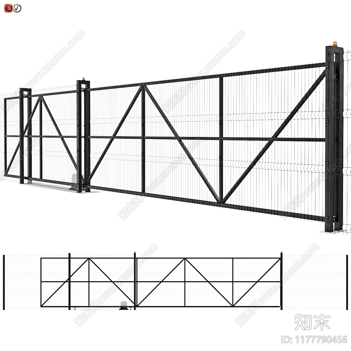 隔断3D模型下载【ID:1177790456】