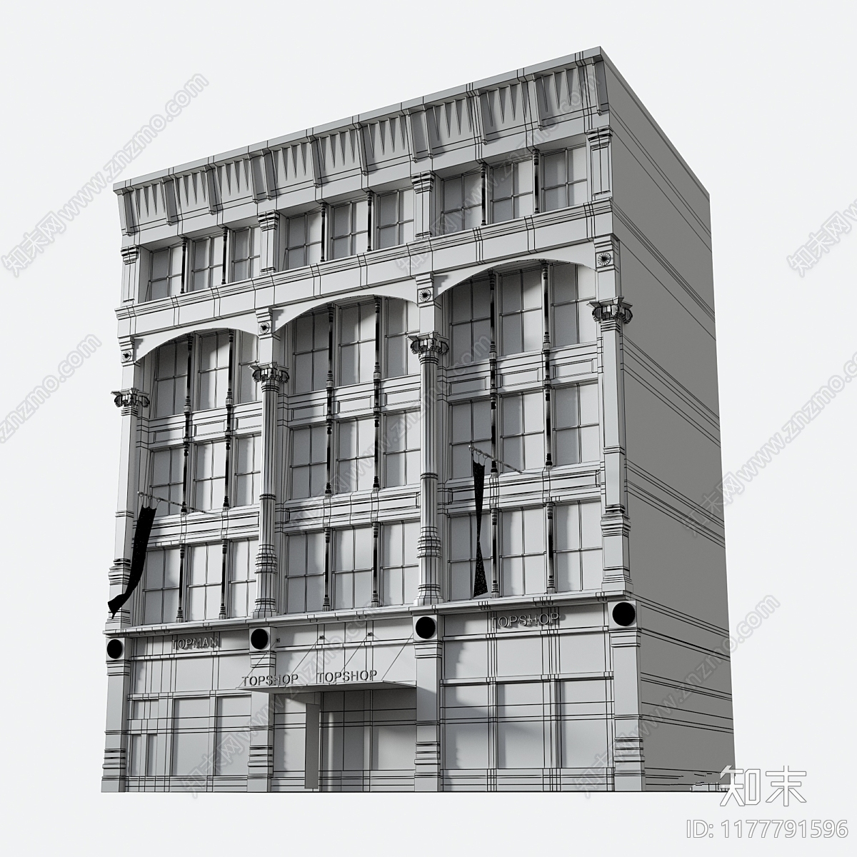 其他建筑外观3D模型下载【ID:1177791596】