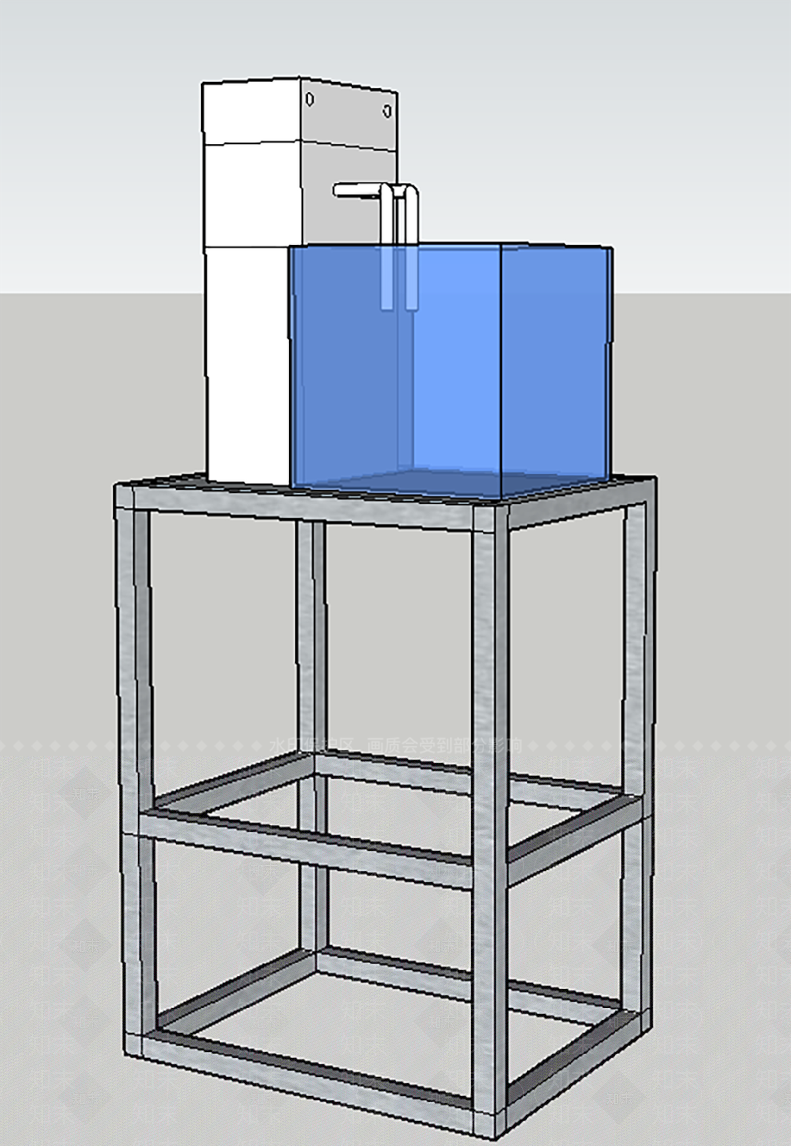 水生动物SU模型下载【ID:1177796109】
