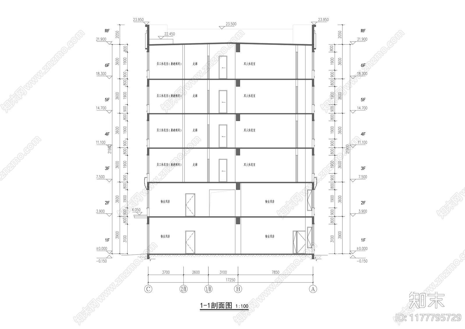 新中式其他公共建筑施工图下载【ID:1177795729】