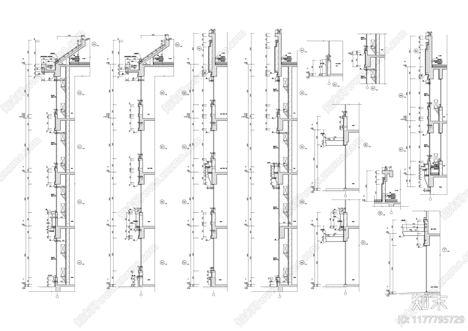 新中式其他公共建筑施工图下载【ID:1177795729】