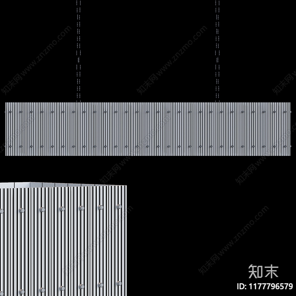 吊灯3D模型下载【ID:1177796579】