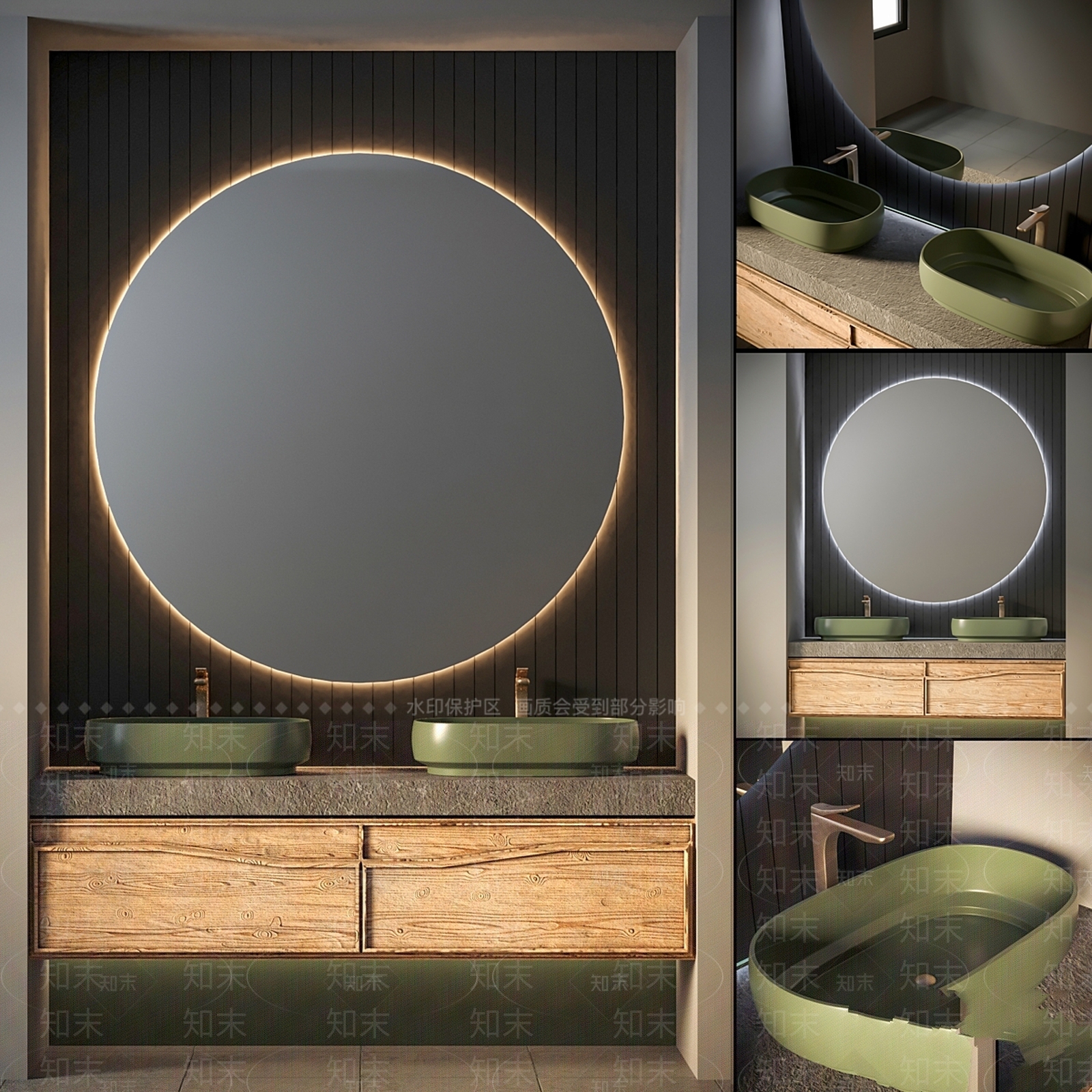 洗手台3D模型下载【ID:1177805927】