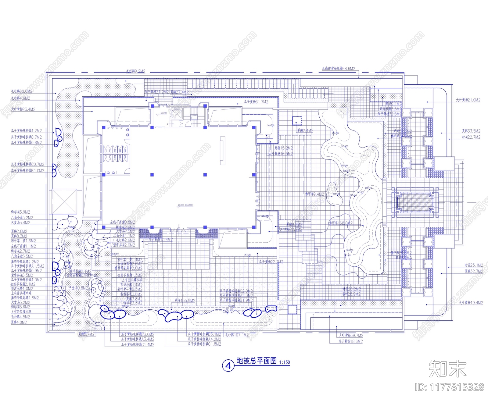 现代新中式示范区景观施工图下载【ID:1177815328】