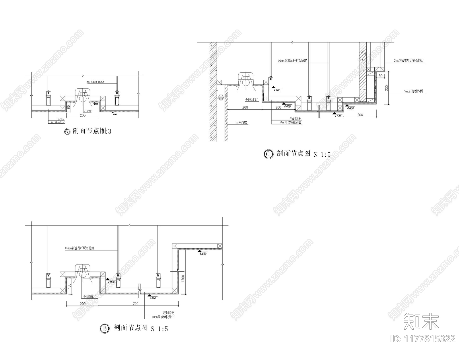 现代其他节点详图cad施工图下载【ID:1177815322】