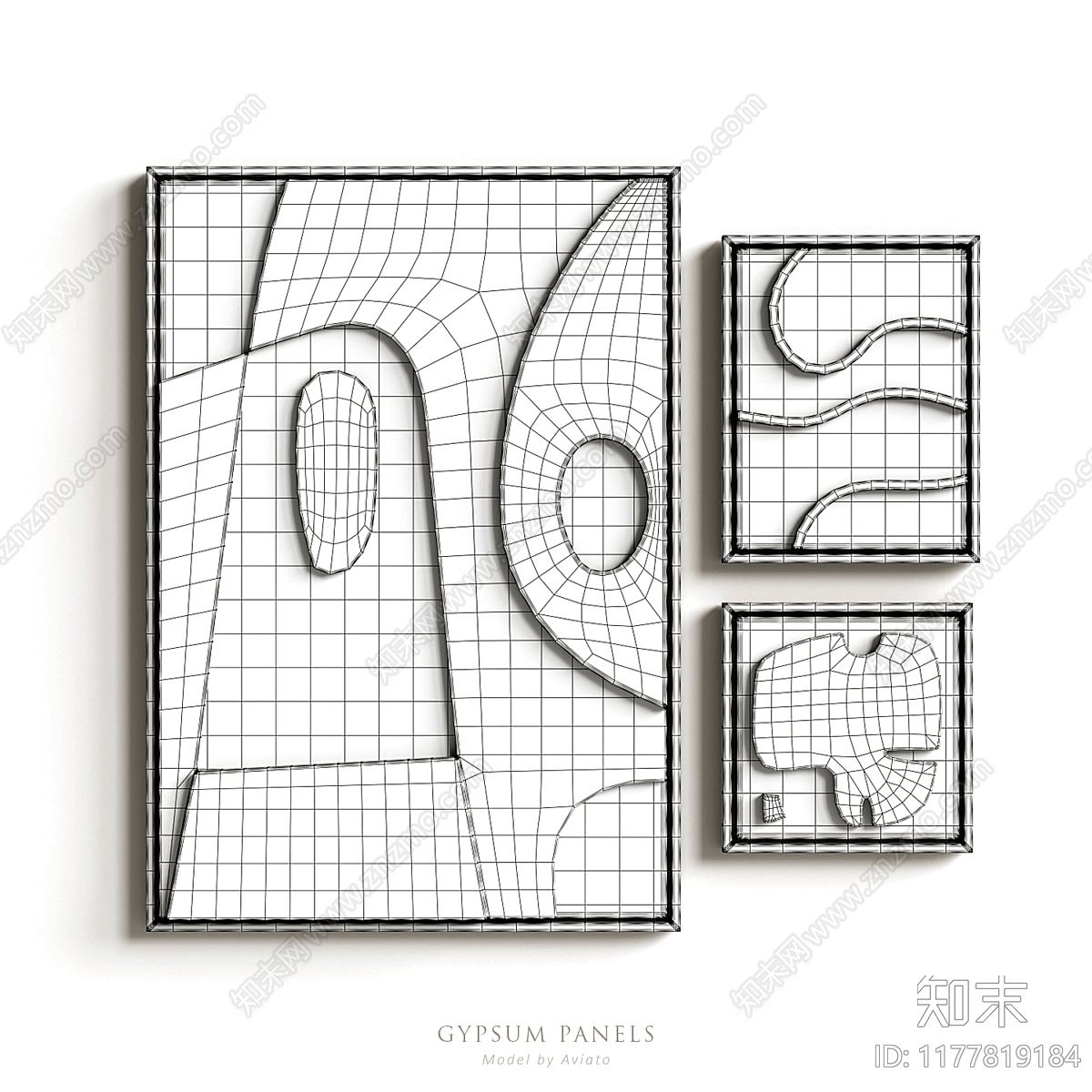 挂画3D模型下载【ID:1177819184】