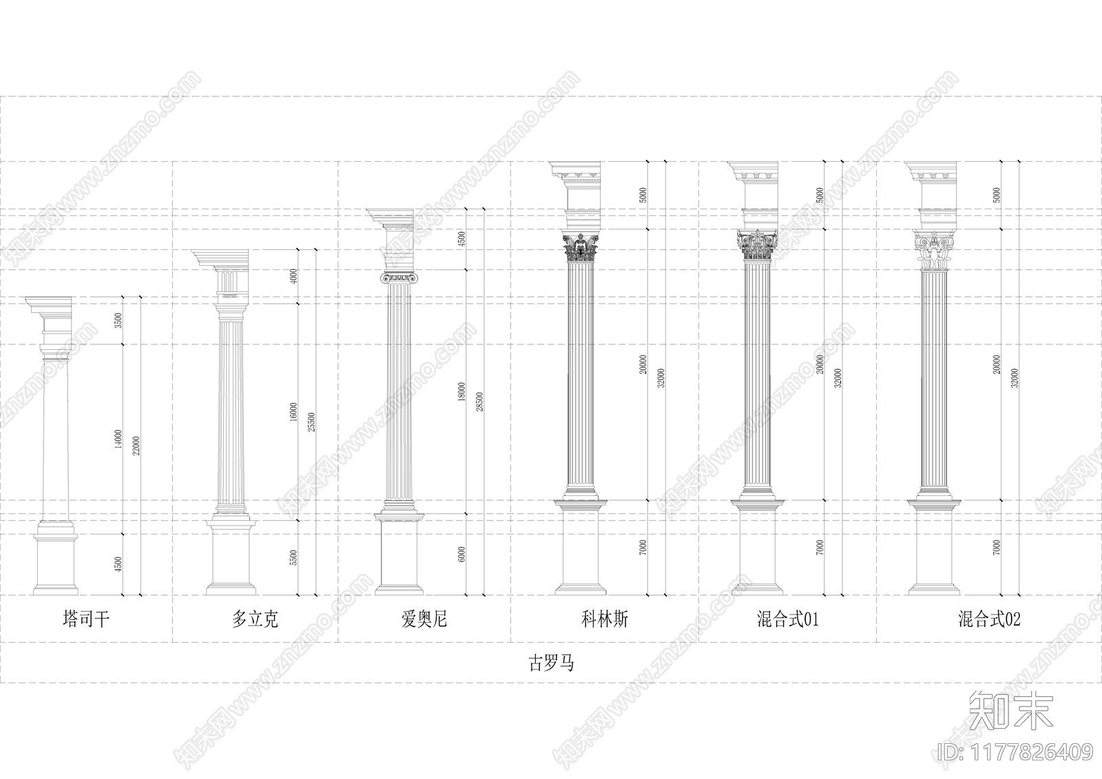 欧式法式其他建筑施工图下载【ID:1177826409】