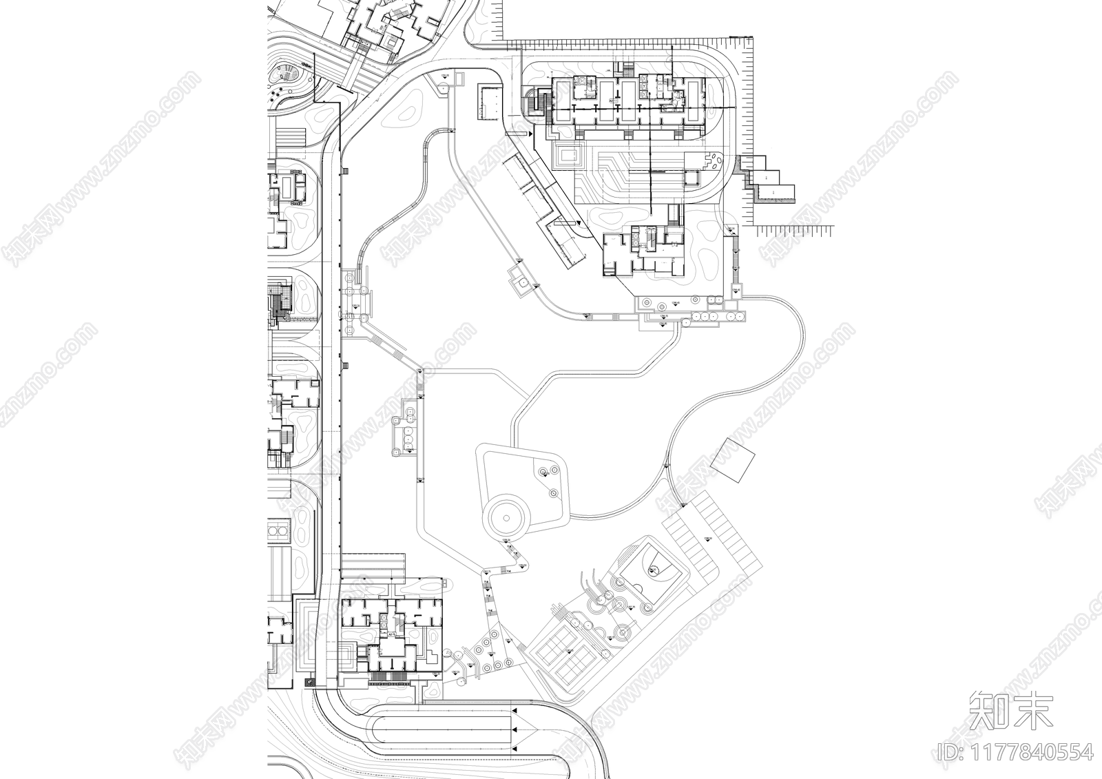 景观平面图施工图下载【ID:1177840554】