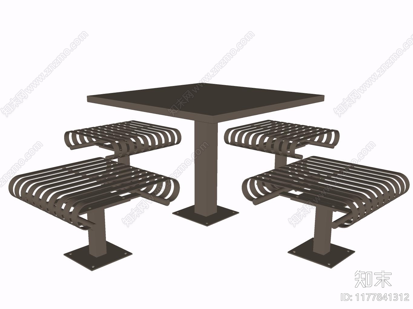 现代休闲桌椅SU模型下载【ID:1177841312】