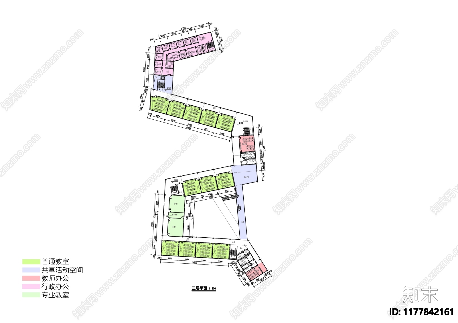 现代学校建筑施工图下载【ID:1177842161】