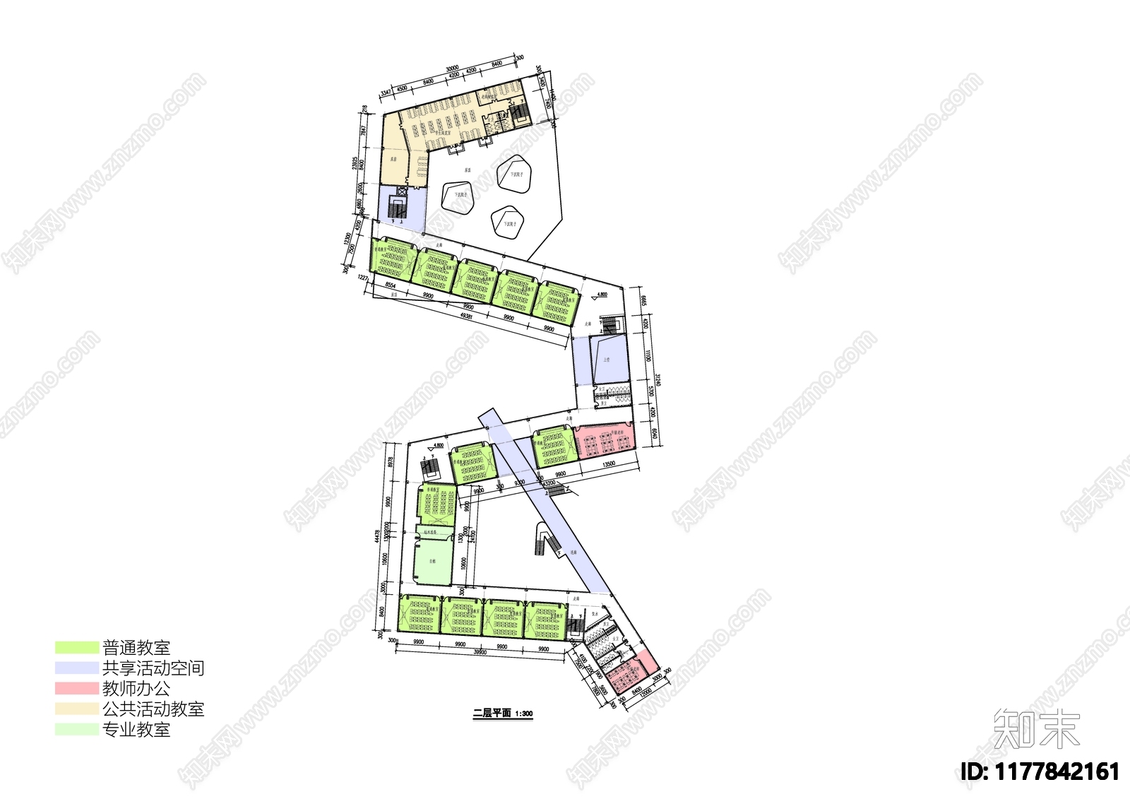 现代学校建筑施工图下载【ID:1177842161】