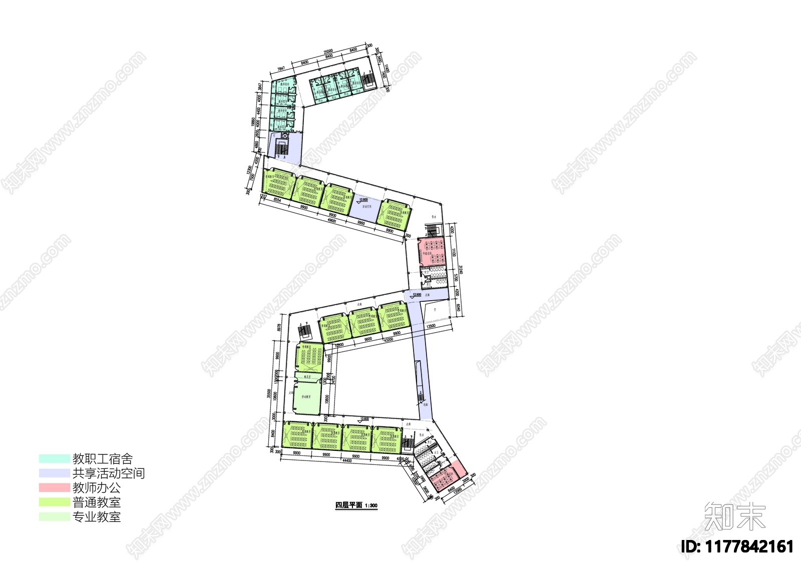 现代学校建筑施工图下载【ID:1177842161】