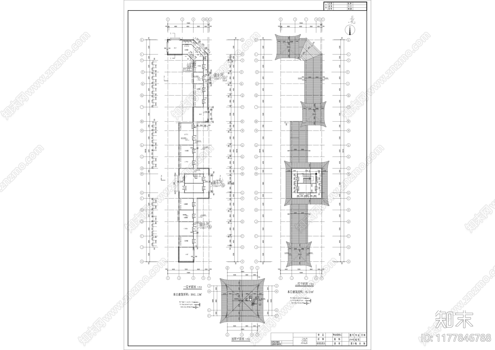 中式古建施工图下载【ID:1177846788】