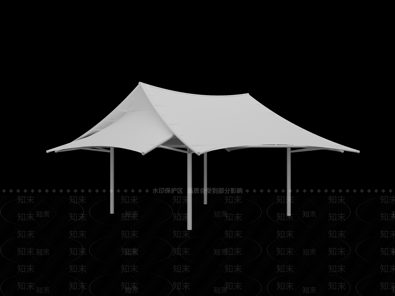 现代艺术风格建筑3D模型下载【ID:1177847164】