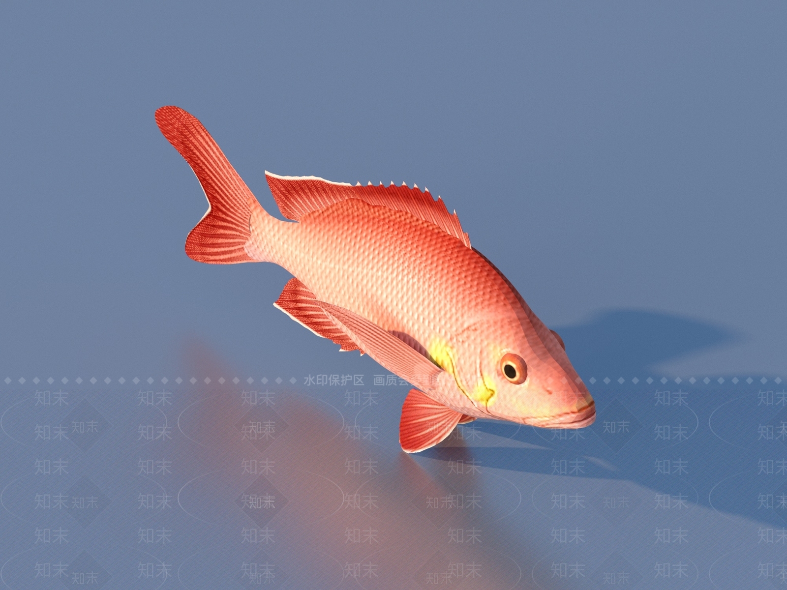 水生类动物3D模型下载【ID:1177850752】