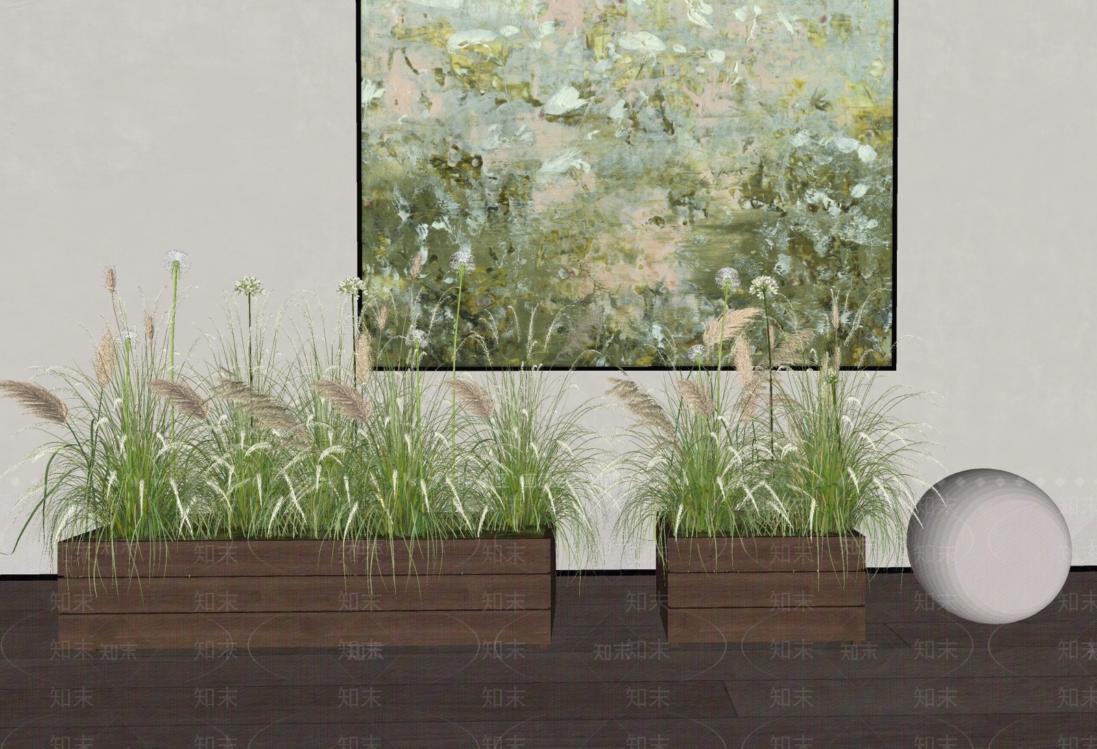 植物组合SU模型下载【ID:1177853526】