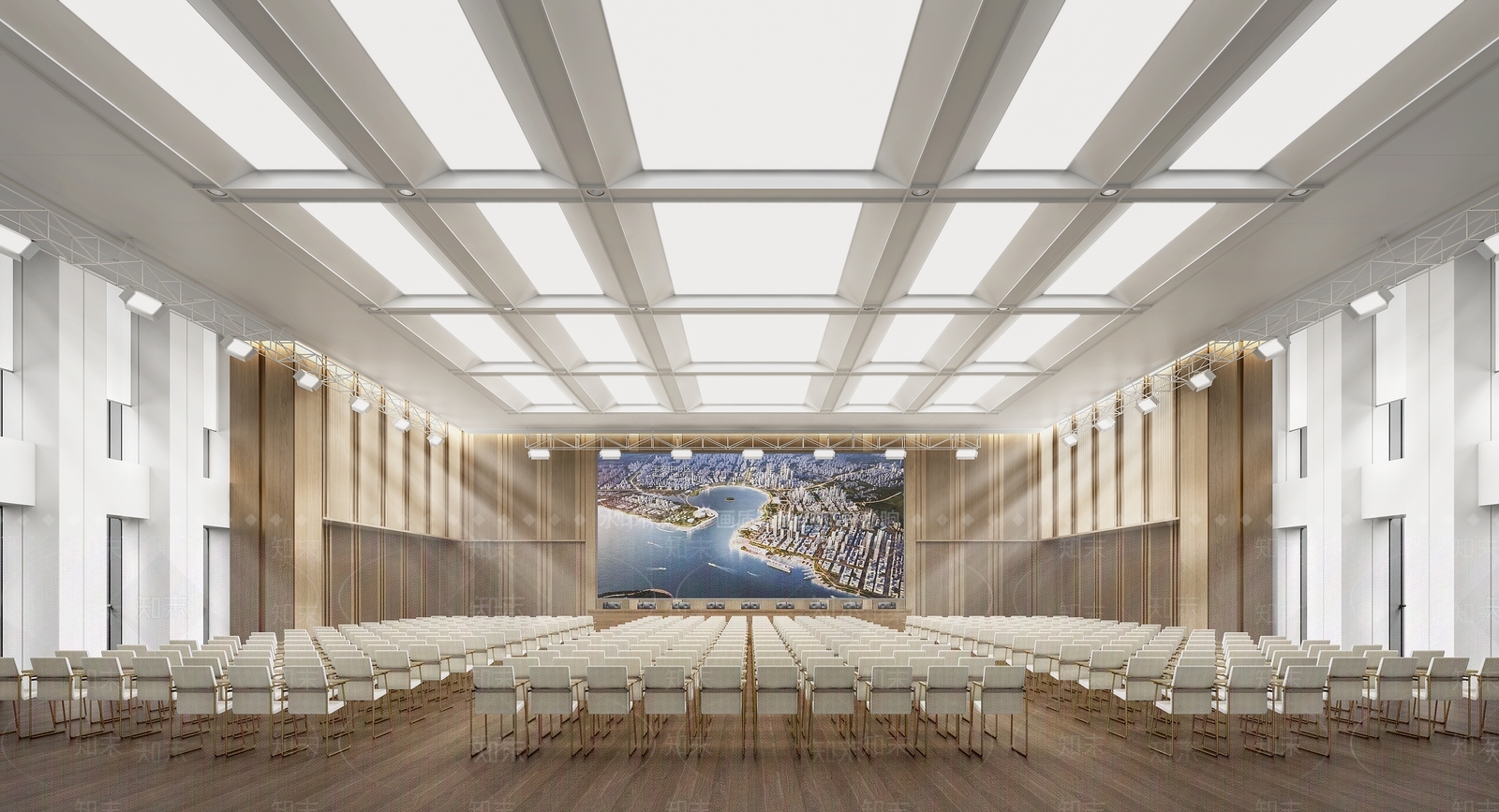 现代报告厅3D模型下载【ID:1177866747】