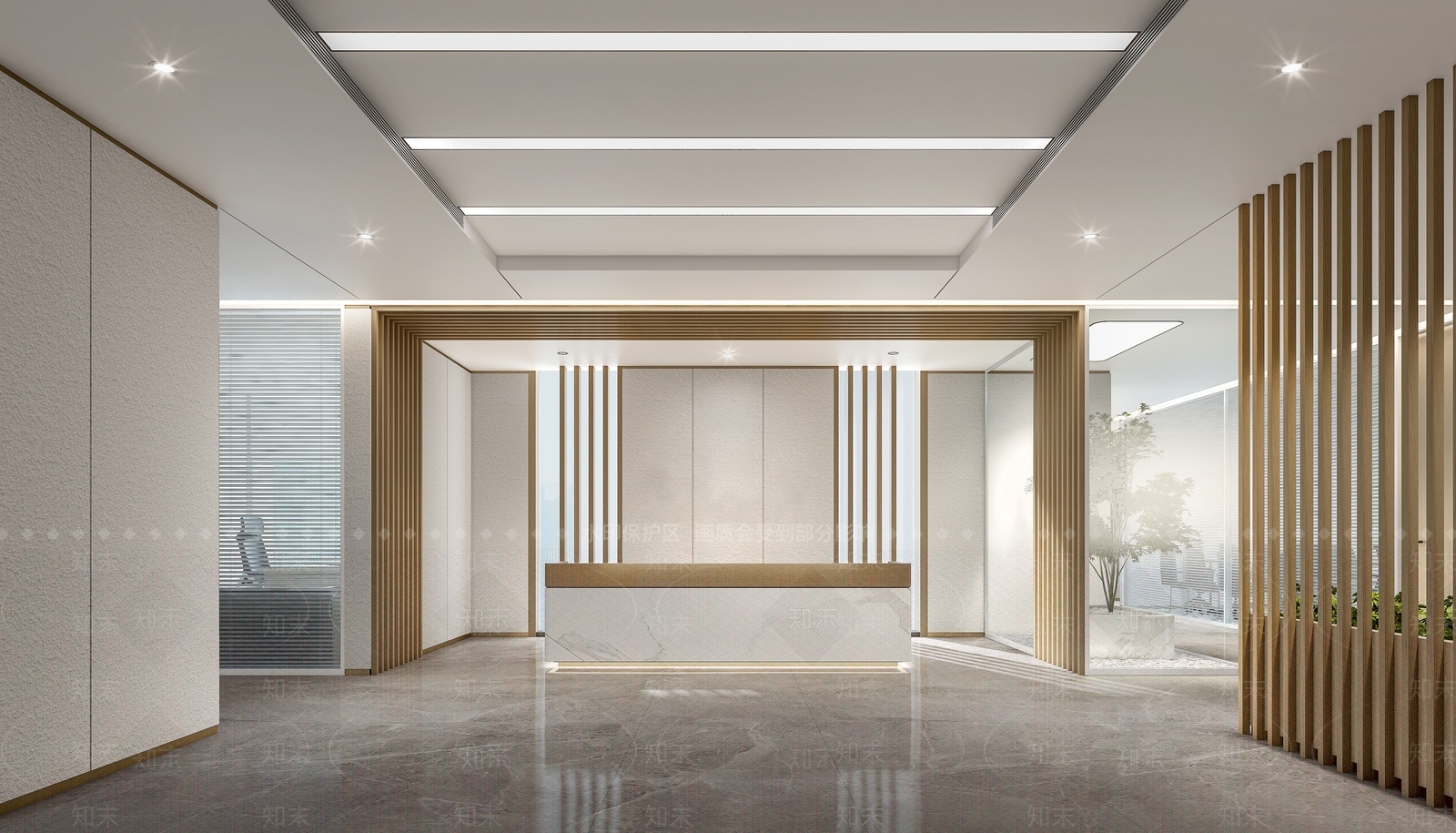 现代接待室3D模型下载【ID:1177868072】