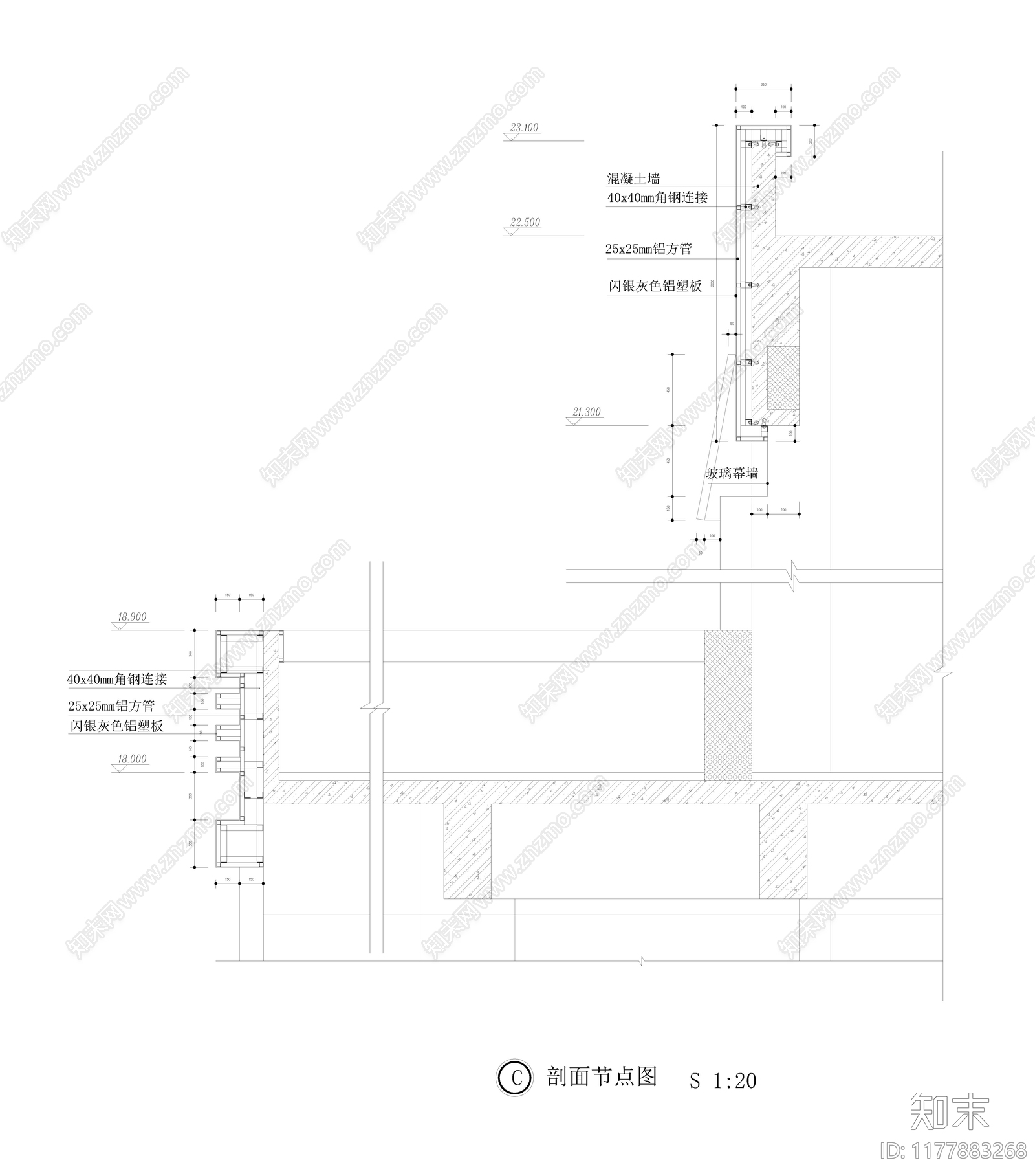 现代其他节点详图cad施工图下载【ID:1177883268】