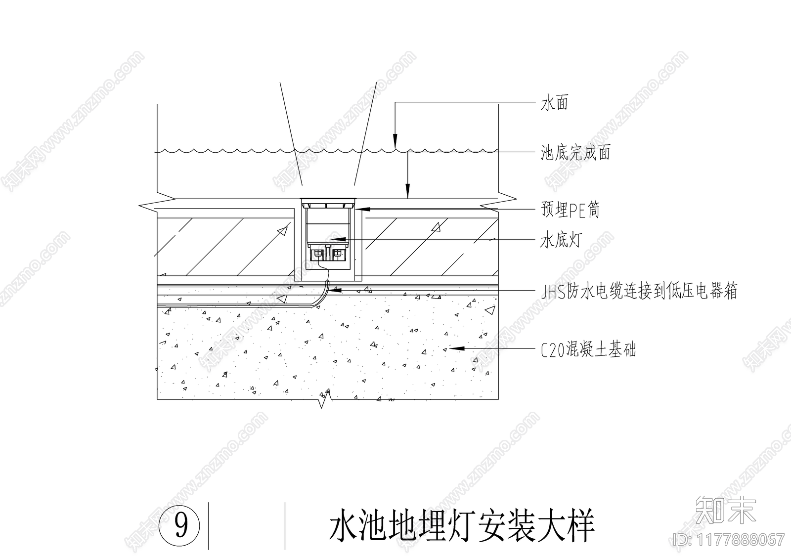 电气节点cad施工图下载【ID:1177888067】