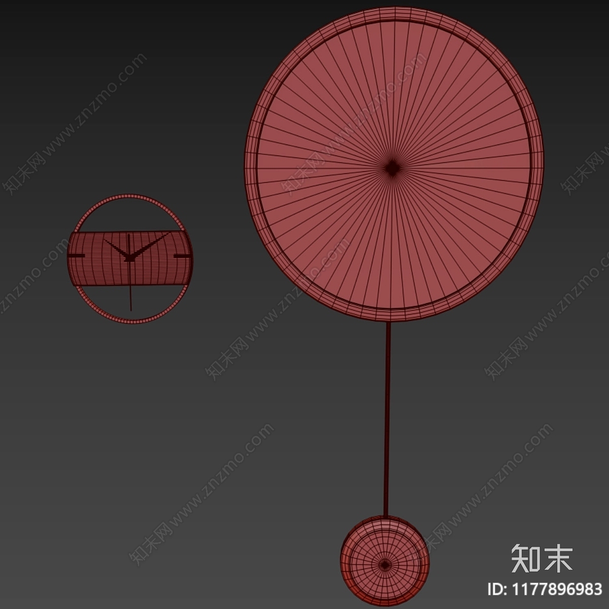 钟表3D模型下载【ID:1177896983】