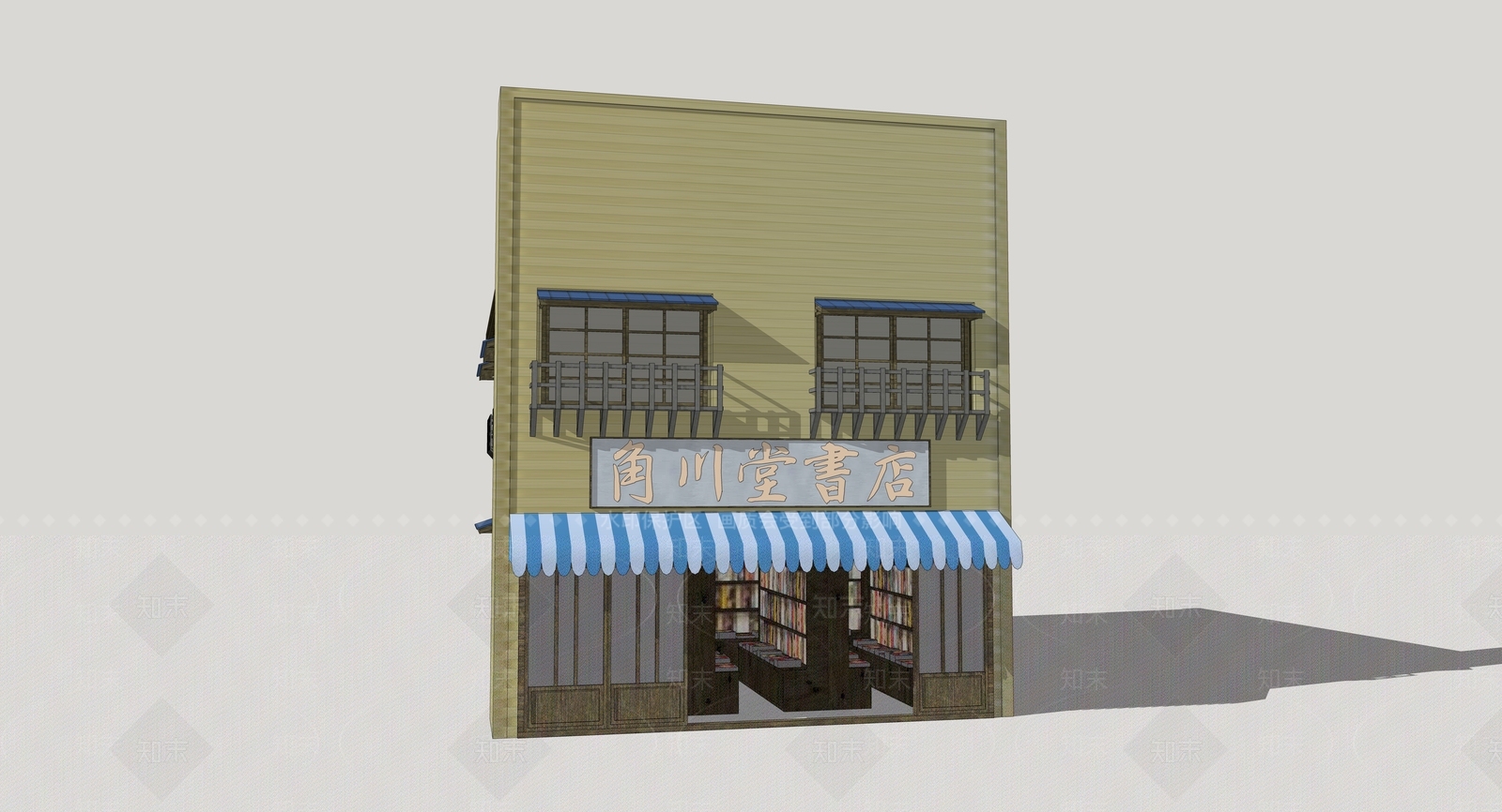 现代风格建筑SU模型下载【ID:1177898411】