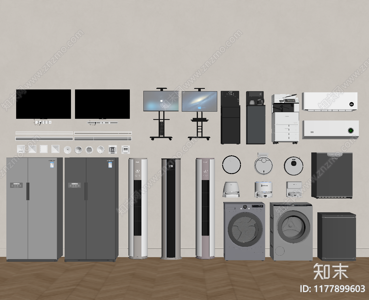 冰箱SU模型下载【ID:1177899603】