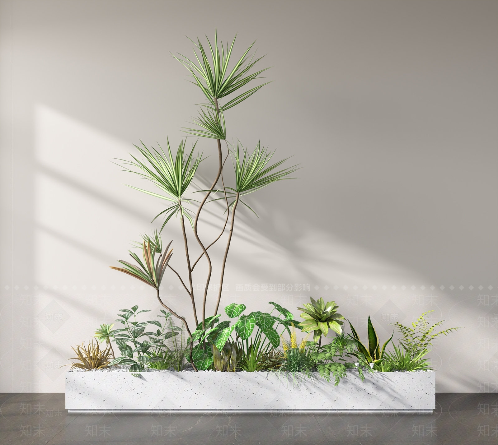 植物组合SU模型下载【ID:1177900169】