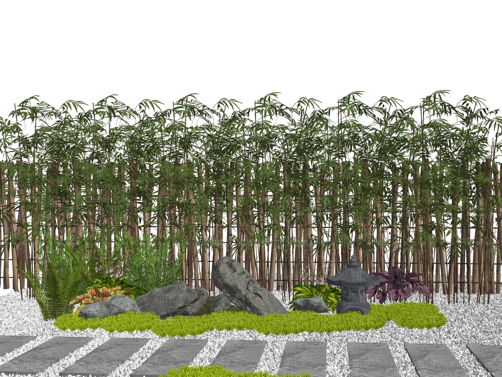 竹子SU模型下载【ID:1177904491】