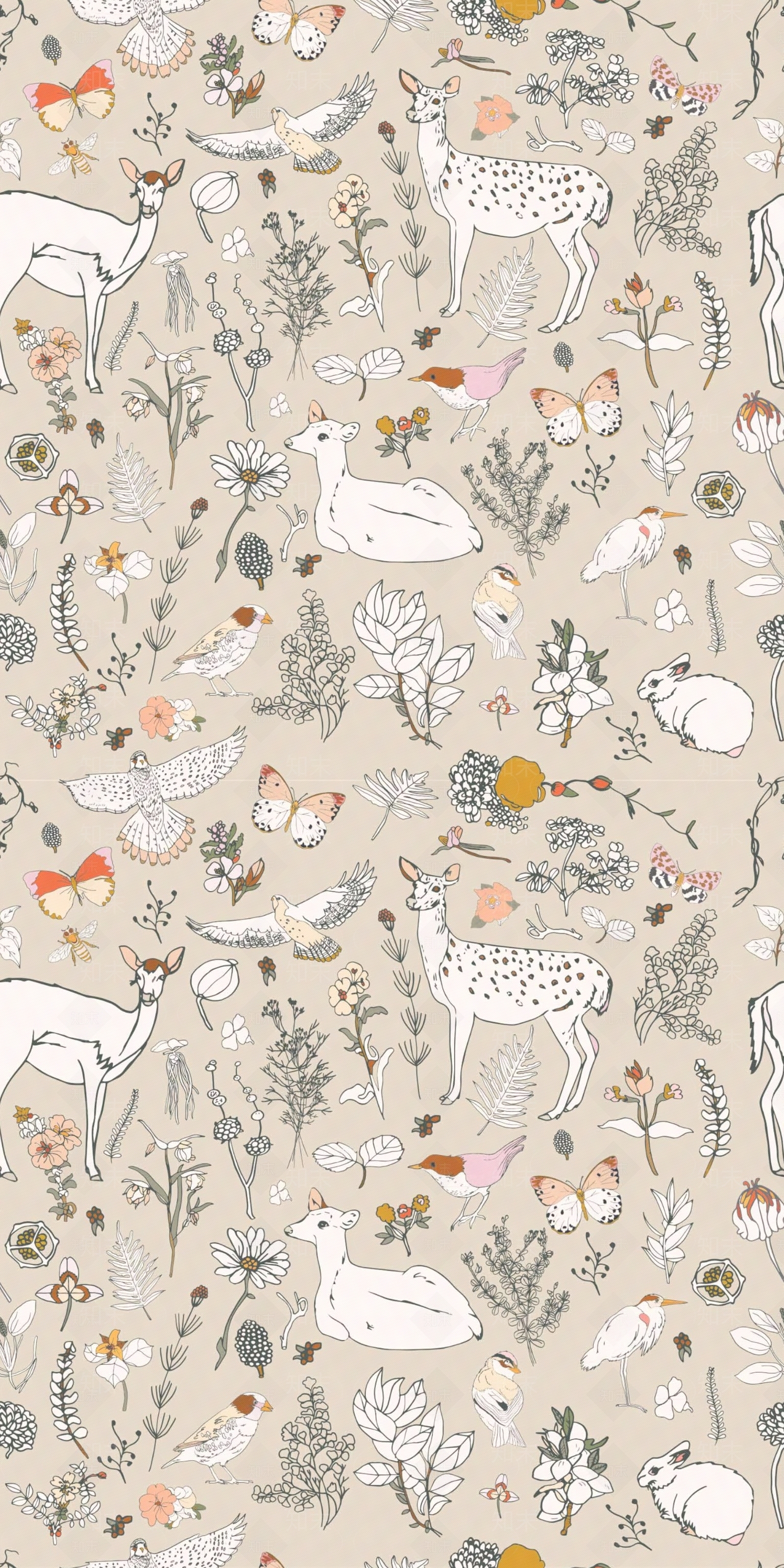 现代北欧壁纸贴图下载【ID:1177920205】