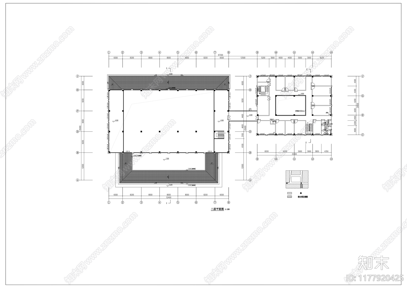 新中式中式客运站施工图下载【ID:1177920425】