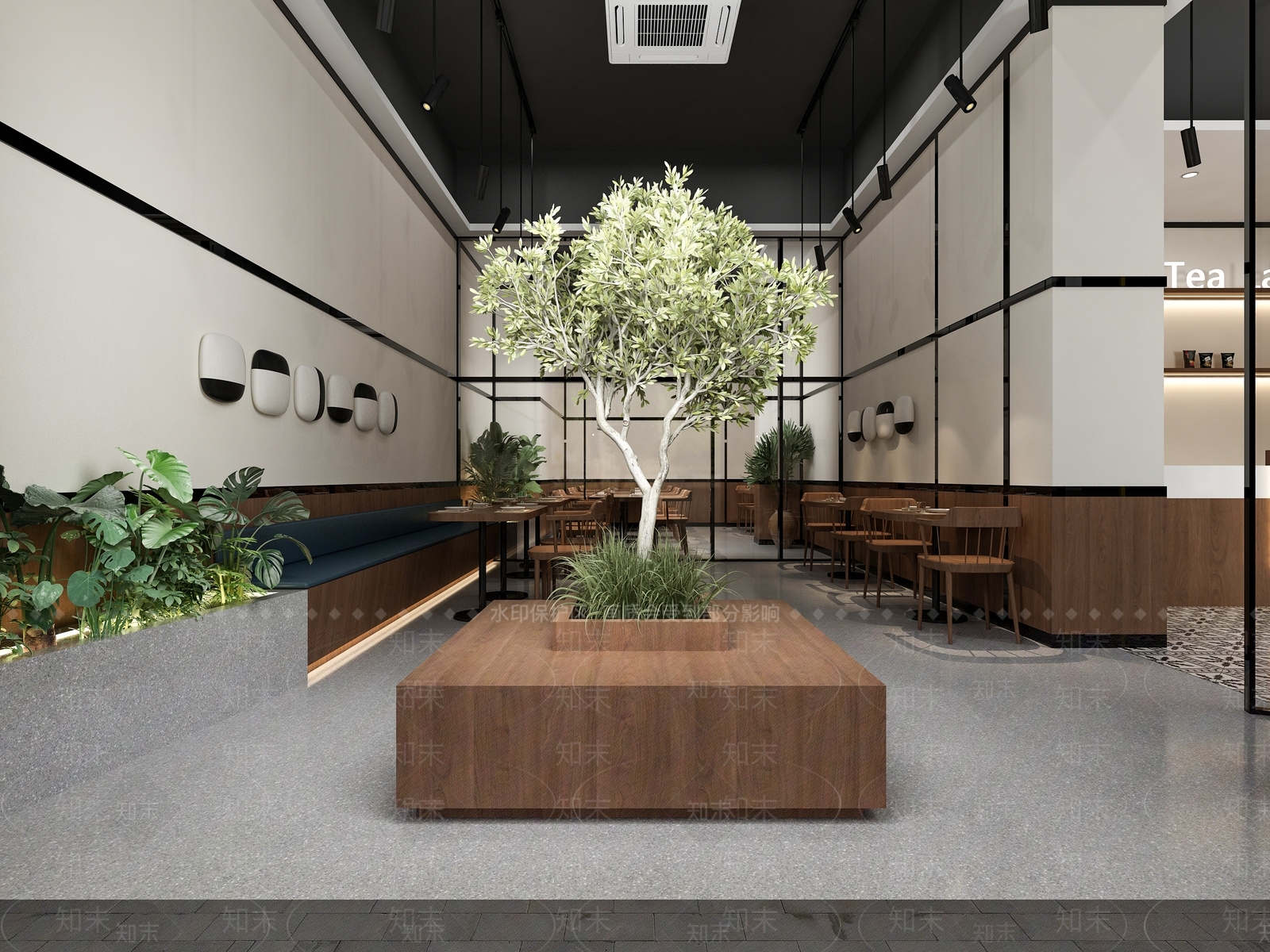 现代中古咖啡厅3D模型下载【ID:1178902214】