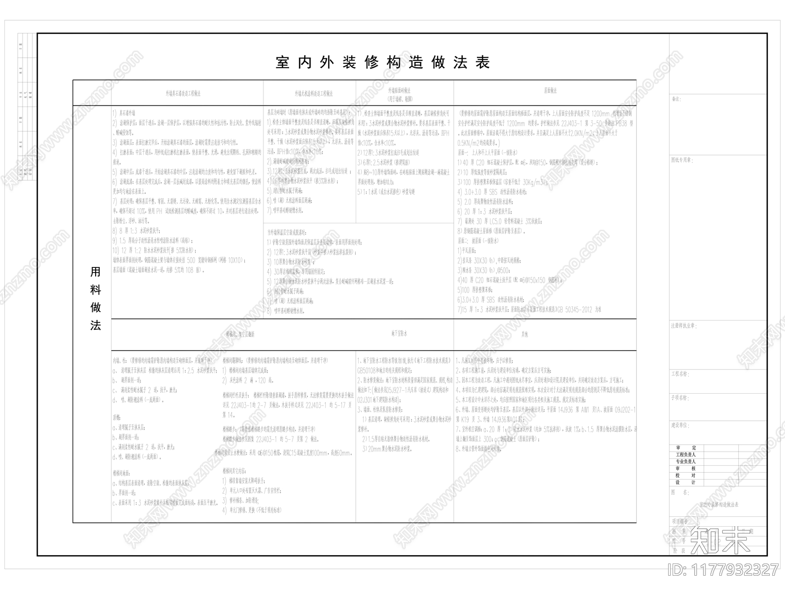 现代设计说明施工图下载【ID:1177932327】