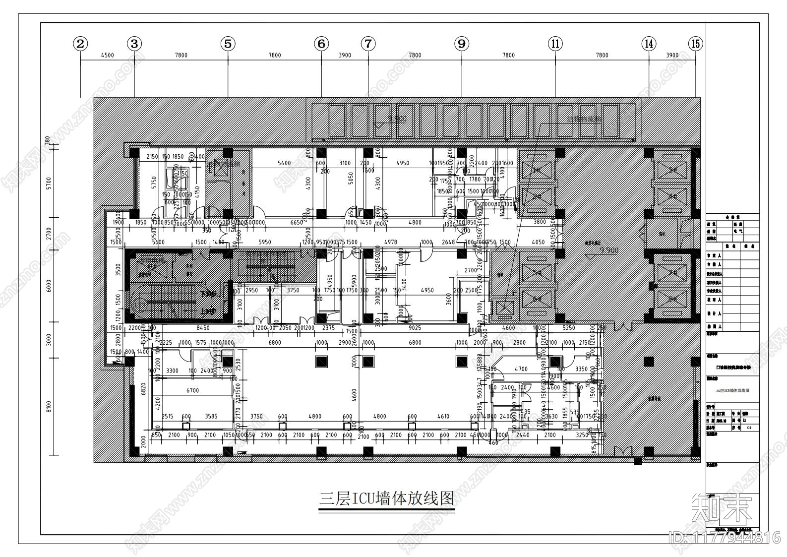 现代医院cad施工图下载【ID:1177944816】