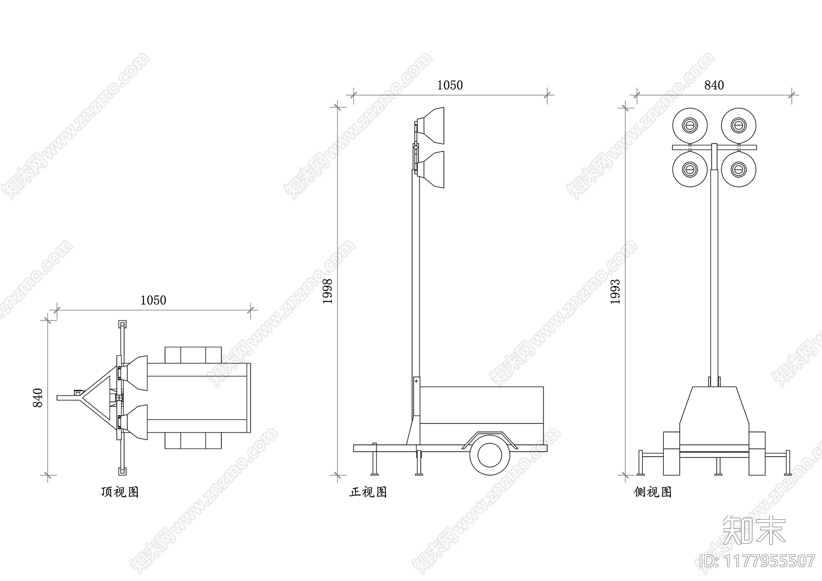 现代灯具图库cad施工图下载【ID:1177955507】