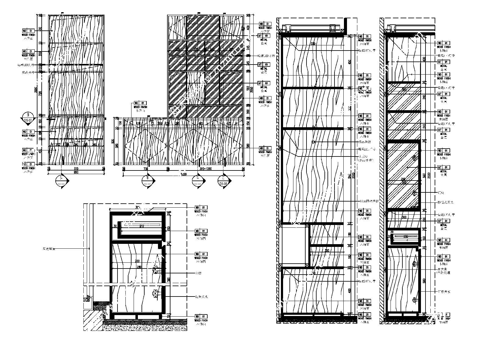 现代家具节点详图cad施工图下载【ID:1177964621】