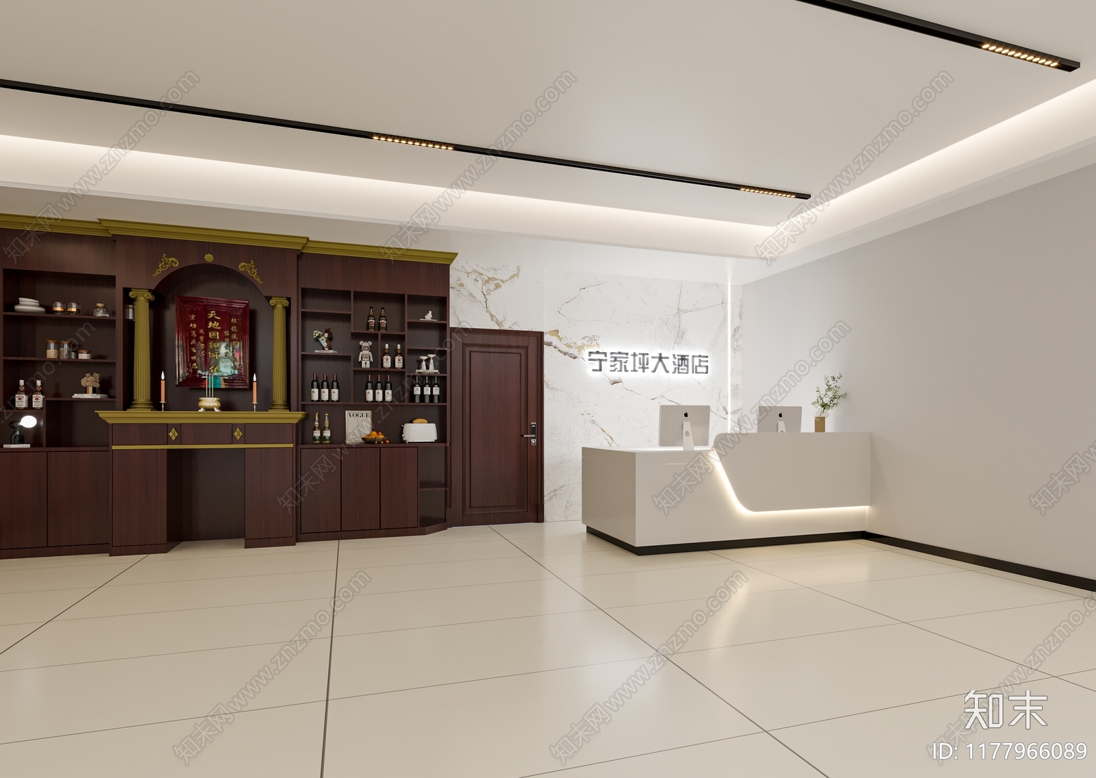 现代大厅3D模型下载【ID:1177966089】