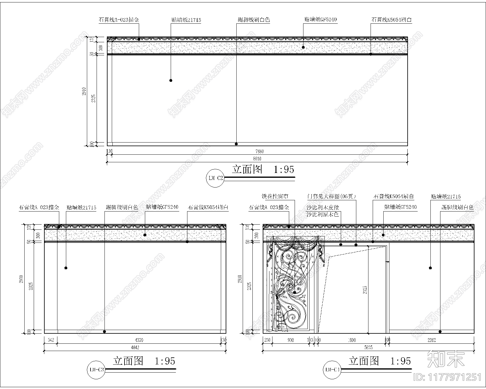 现代欧式商场cad施工图下载【ID:1177971251】