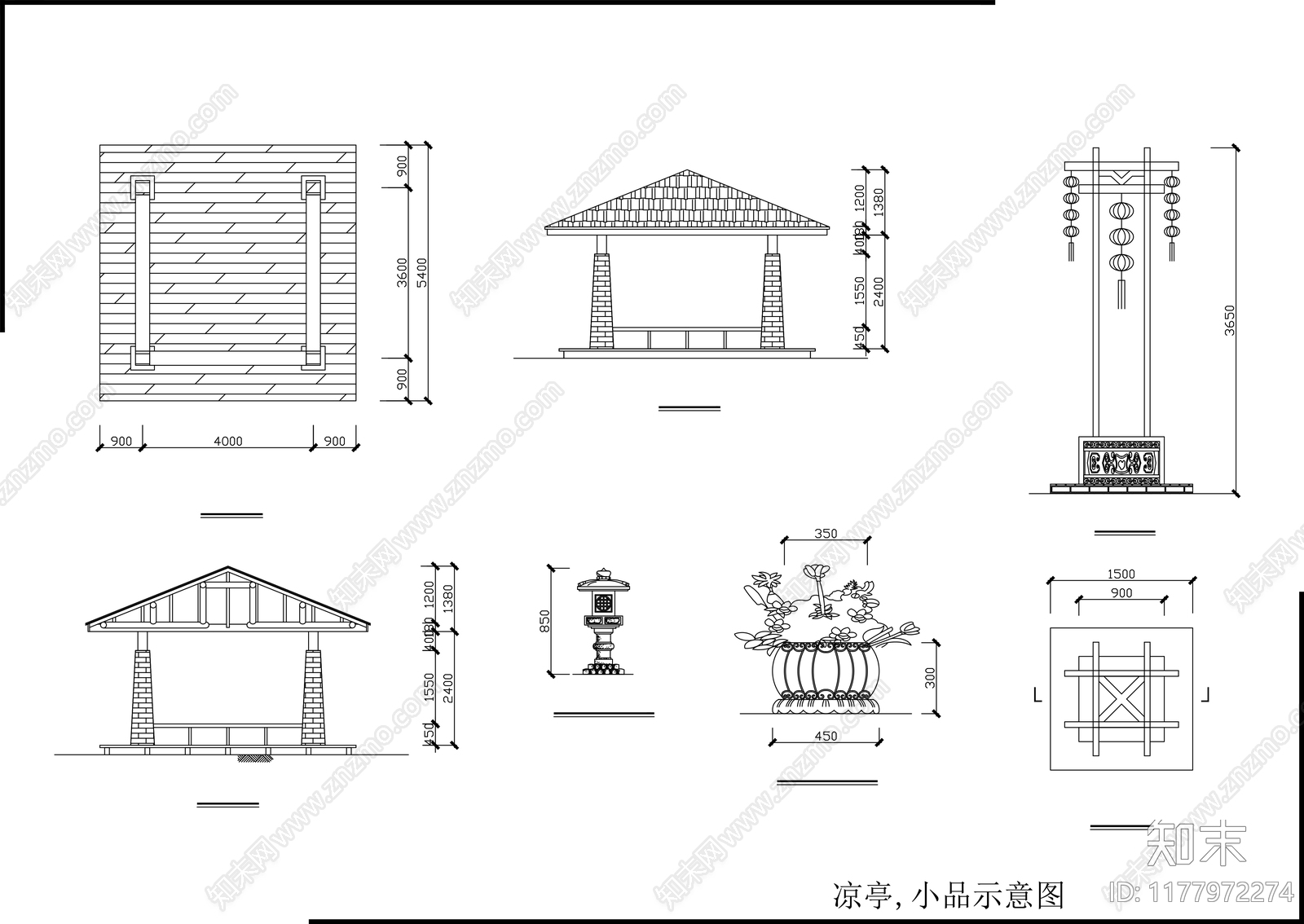 现代广场cad施工图下载【ID:1177972274】