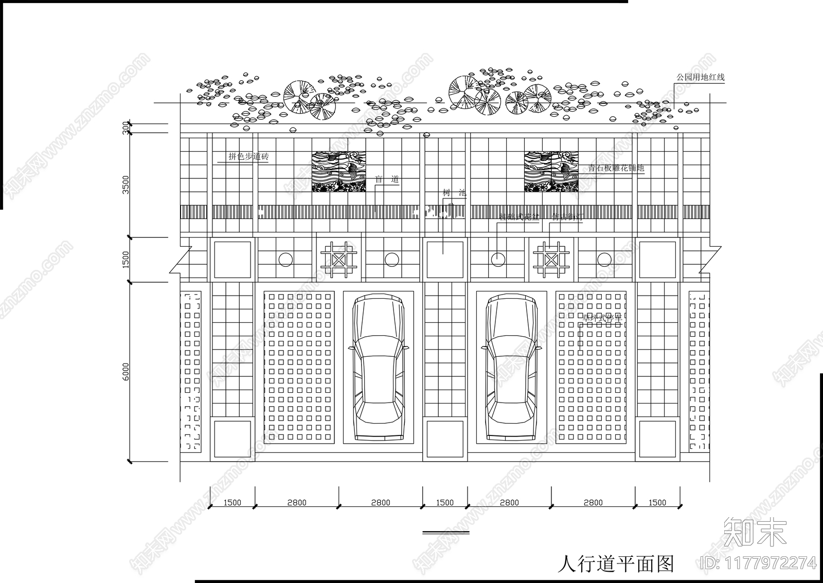 现代广场cad施工图下载【ID:1177972274】