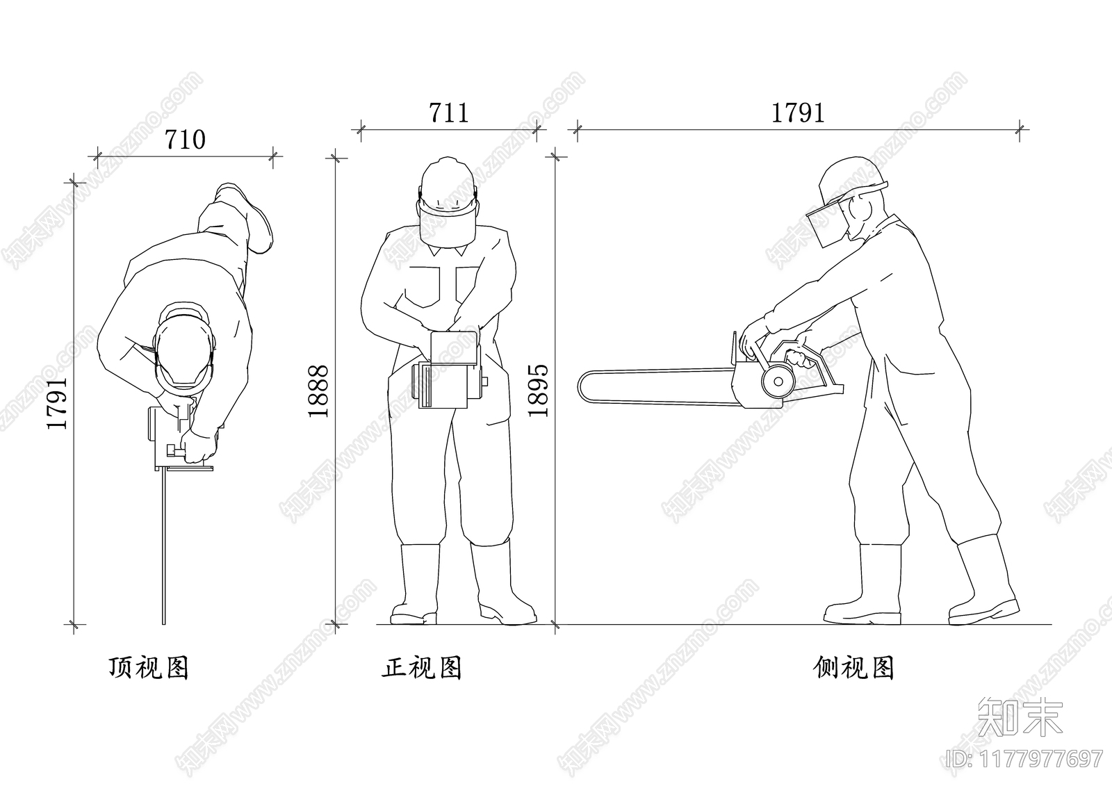 现代人物施工图下载【ID:1177977697】