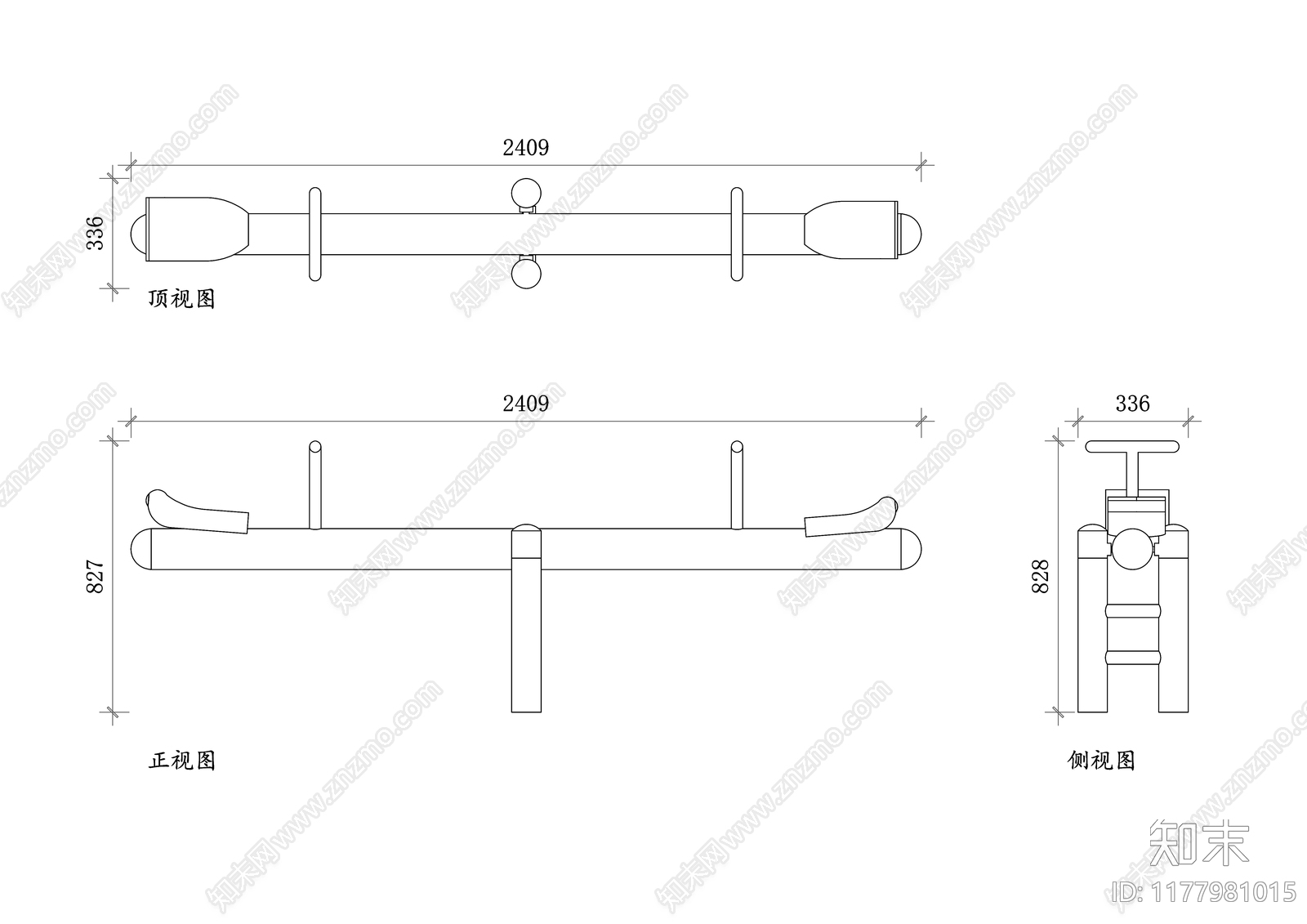 现代综合景观小品施工图下载【ID:1177981015】