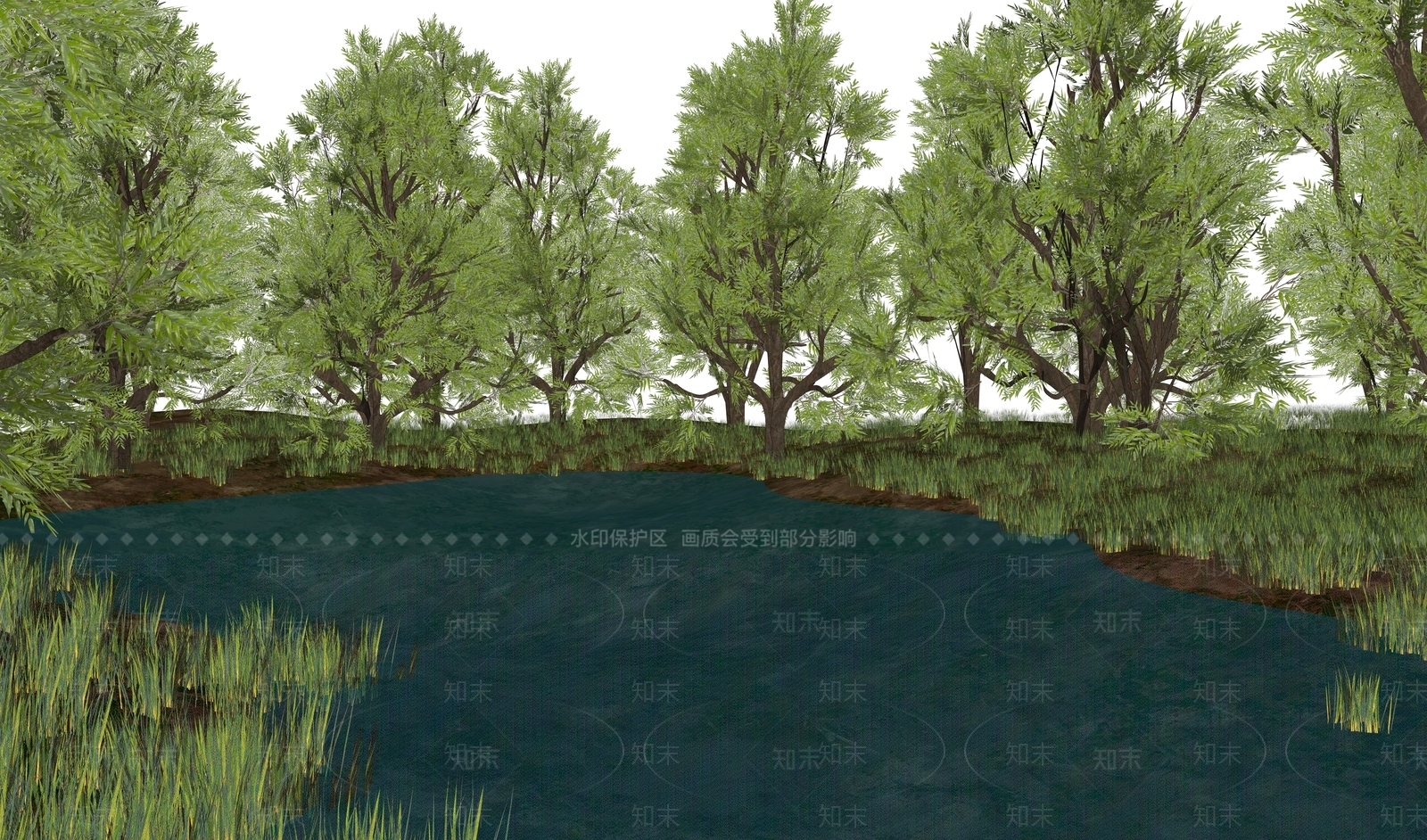 现代乡村公园SU模型下载【ID:1177983968】