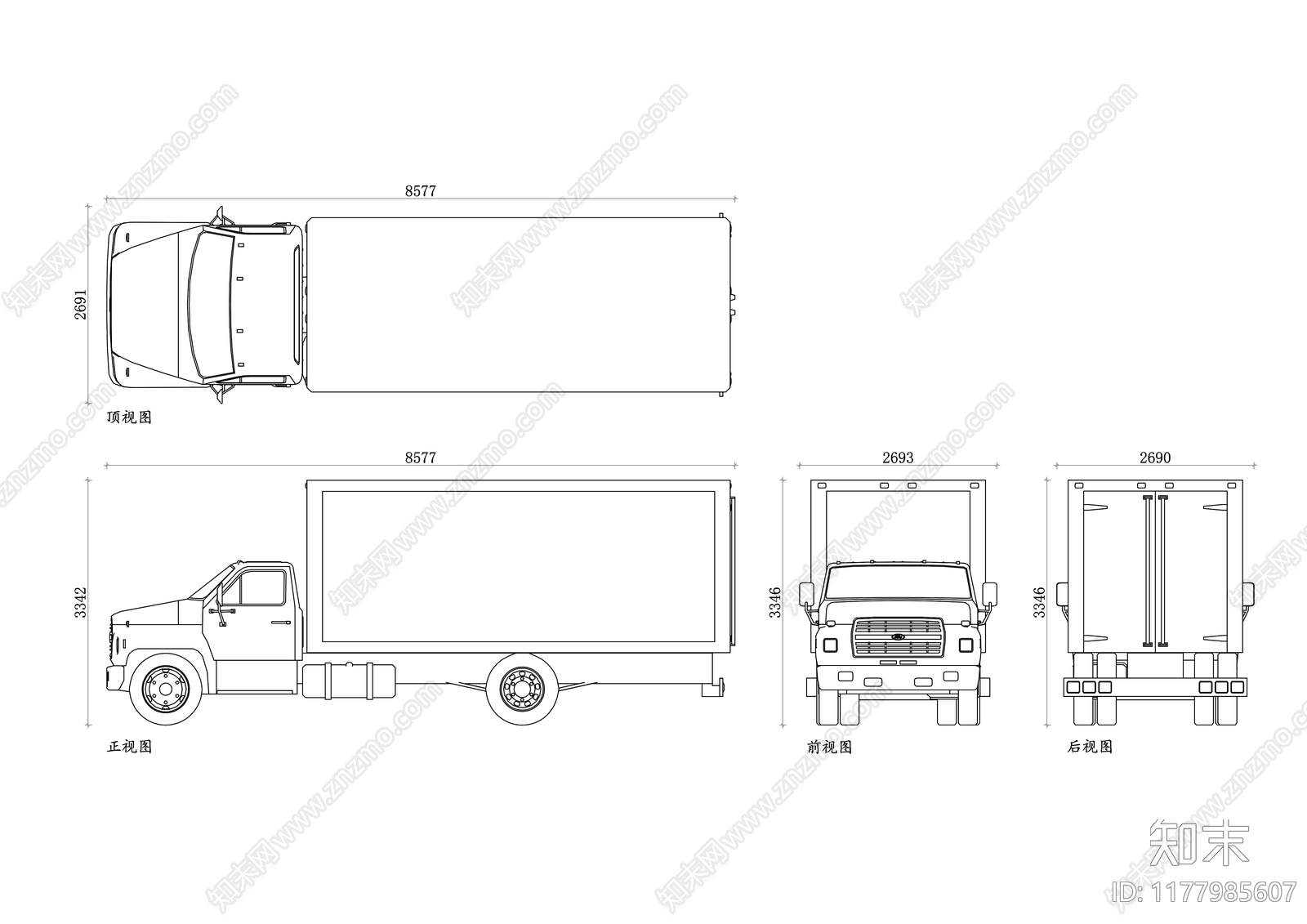 现代交通工具图库施工图下载【ID:1177985607】