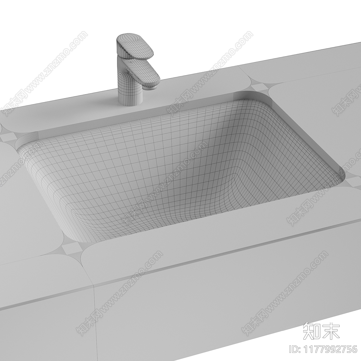 台盆3D模型下载【ID:1177992756】